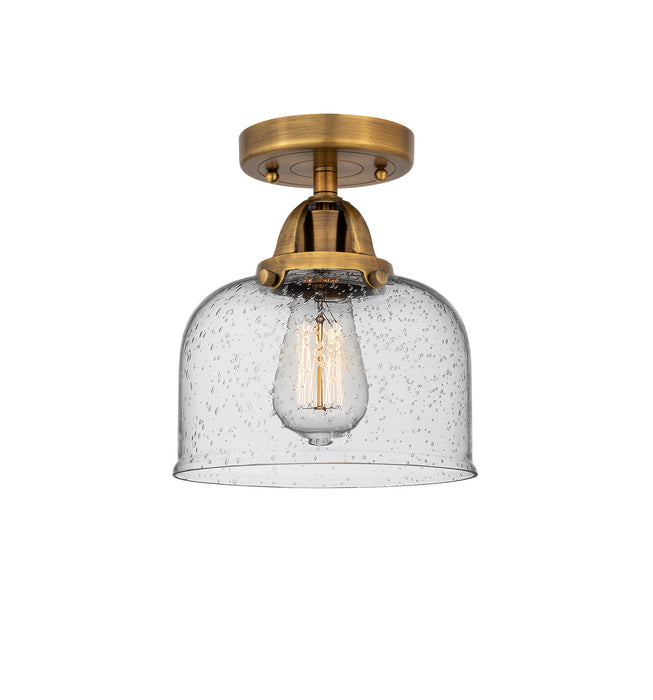 Innovations - 288-1C-BB-G74 - One Light Semi-Flush Mount - Nouveau 2 - Brushed Brass