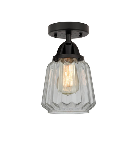 One Light Semi-Flush Mount