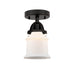 Innovations - 288-1C-BK-G181S-LED - LED Semi-Flush Mount - Nouveau 2 - Matte Black