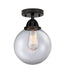Innovations - 288-1C-BK-G202-8-LED - LED Semi-Flush Mount - Nouveau 2 - Matte Black