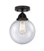 Innovations - 288-1C-BK-G204-8-LED - LED Semi-Flush Mount - Nouveau 2 - Matte Black