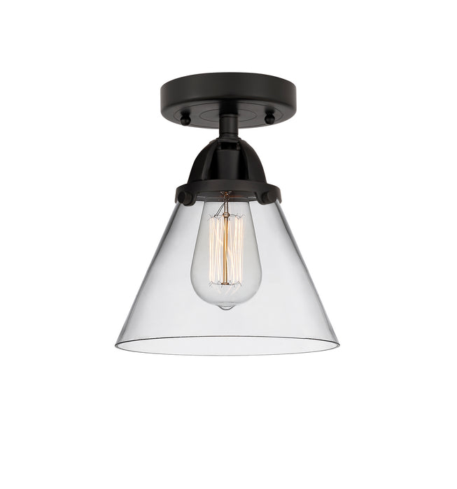 Innovations - 288-1C-BK-G42 - One Light Semi-Flush Mount - Nouveau 2 - Matte Black