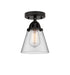 Innovations - 288-1C-BK-G62 - One Light Semi-Flush Mount - Nouveau 2 - Matte Black