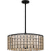 Quoizel - SGLM2822MBK - Four Light Pendant - Seigler - Matte Black