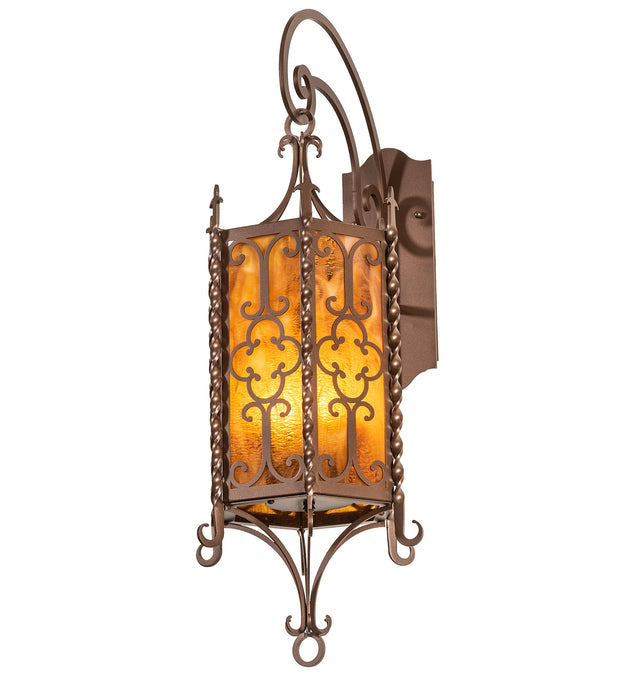 Meyda Tiffany - 220807 - Three Light Wall Sconce - Cosette - Mahogany Bronze