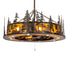 Meyda Tiffany - 247782 - 24 Light Chandel-Air - Tall Pines - Antique Copper,Burnished