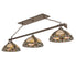 Meyda Tiffany - 248895 - Three Light Pendant - Fleur-De-Lis - Oil Rubbed Bronze