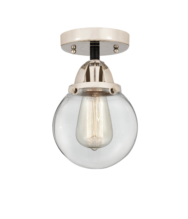 Innovations - 288-1C-BPN-G202-6 - One Light Semi-Flush Mount - Nouveau 2 - Black Polished Nickel