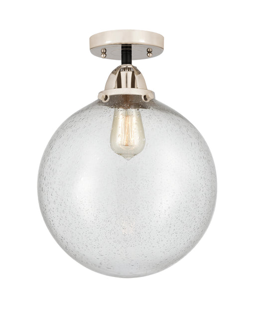 Innovations - 288-1C-BPN-G204-12-LED - LED Semi-Flush Mount - Nouveau 2 - Black Polished Nickel