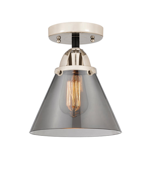 Innovations - 288-1C-BPN-G43 - One Light Semi-Flush Mount - Nouveau 2 - Black Polished Nickel