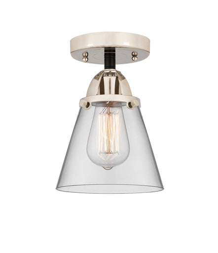 One Light Semi-Flush Mount