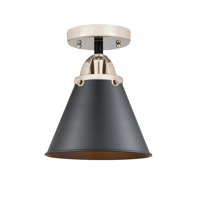 Innovations - 288-1C-BPN-M13-BK-LED - LED Semi-Flush Mount - Nouveau 2 - Black Polished Nickel