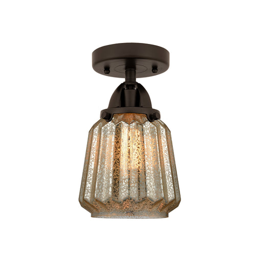 Innovations - 288-1C-OB-G146 - One Light Semi-Flush Mount - Nouveau 2 - Oil Rubbed Bronze