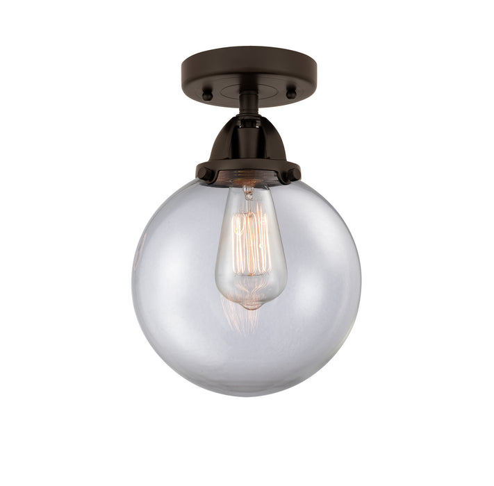 Innovations - 288-1C-OB-G202-8 - One Light Semi-Flush Mount - Nouveau 2 - Oil Rubbed Bronze