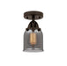 Innovations - 288-1C-OB-G53 - One Light Semi-Flush Mount - Nouveau 2 - Oil Rubbed Bronze