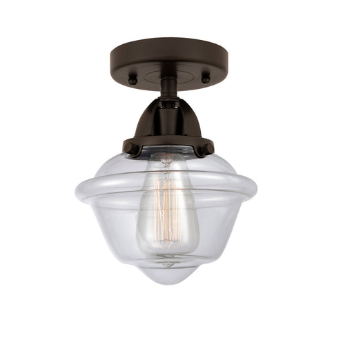 One Light Semi-Flush Mount