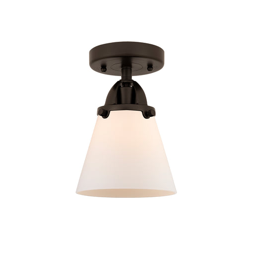 One Light Semi-Flush Mount