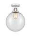 Innovations - 288-1C-PC-G204-10 - One Light Semi-Flush Mount - Nouveau 2 - Polished Chrome