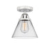 Innovations - 288-1C-PC-G42 - One Light Semi-Flush Mount - Nouveau 2 - Polished Chrome