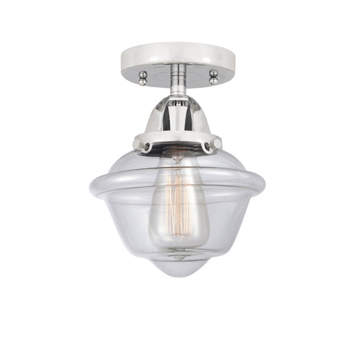 One Light Semi-Flush Mount