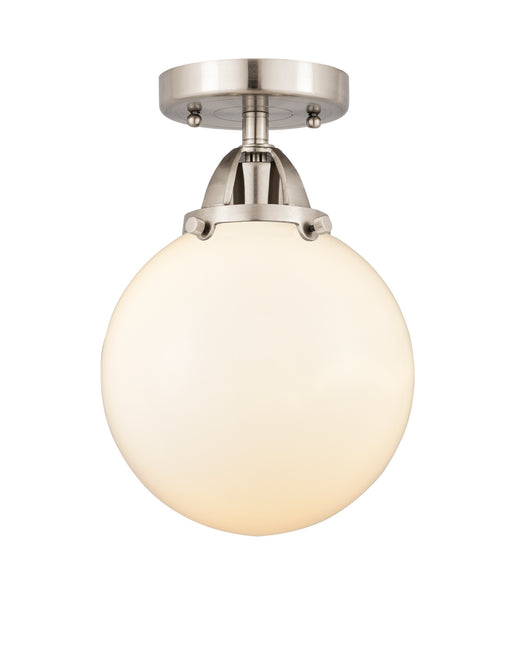Innovations - 288-1C-SN-G201-8 - One Light Semi-Flush Mount - Nouveau 2 - Brushed Satin Nickel