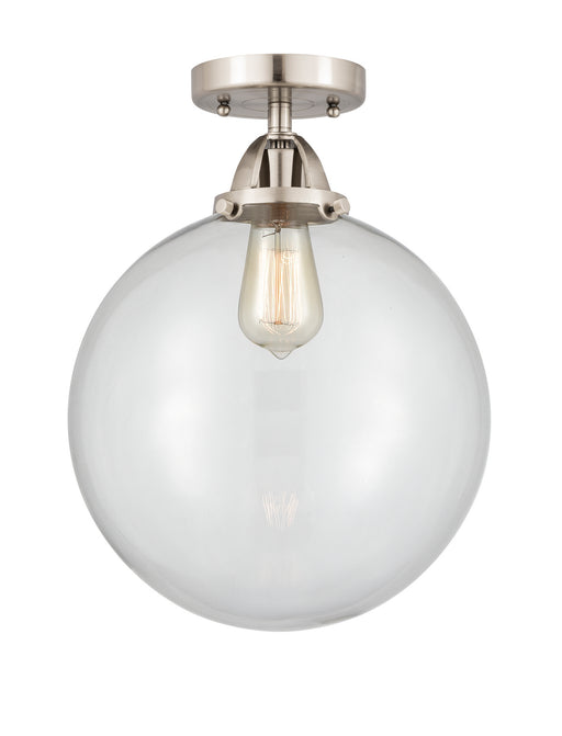 Innovations - 288-1C-SN-G202-12-LED - LED Semi-Flush Mount - Nouveau 2 - Brushed Satin Nickel