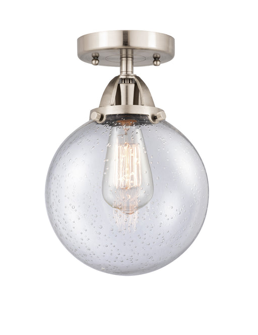 Innovations - 288-1C-SN-G204-8-LED - LED Semi-Flush Mount - Nouveau 2 - Brushed Satin Nickel