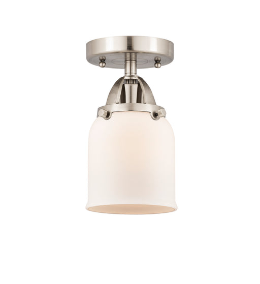 Innovations - 288-1C-SN-G51 - One Light Semi-Flush Mount - Nouveau 2 - Brushed Satin Nickel