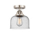 Innovations - 288-1C-SN-G74 - One Light Semi-Flush Mount - Nouveau 2 - Brushed Satin Nickel