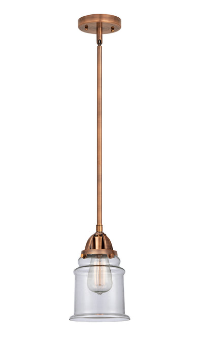 Innovations - 288-1S-AC-G182-LED - LED Mini Pendant - Nouveau 2 - Antique Copper