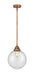 Innovations - 288-1S-AC-G204-10 - One Light Mini Pendant - Nouveau 2 - Antique Copper