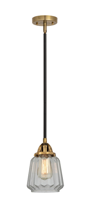 Innovations - 288-1S-BAB-G142 - One Light Mini Pendant - Nouveau 2 - Black Antique Brass
