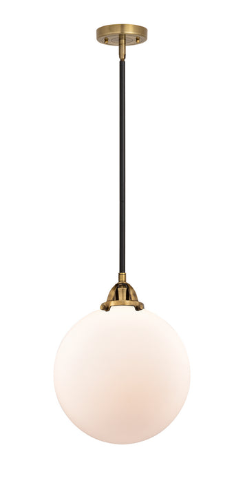 Innovations - 288-1S-BAB-G201-12 - One Light Mini Pendant - Nouveau 2 - Black Antique Brass