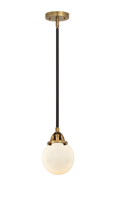 Innovations - 288-1S-BAB-G201-6 - One Light Mini Pendant - Nouveau 2 - Black Antique Brass