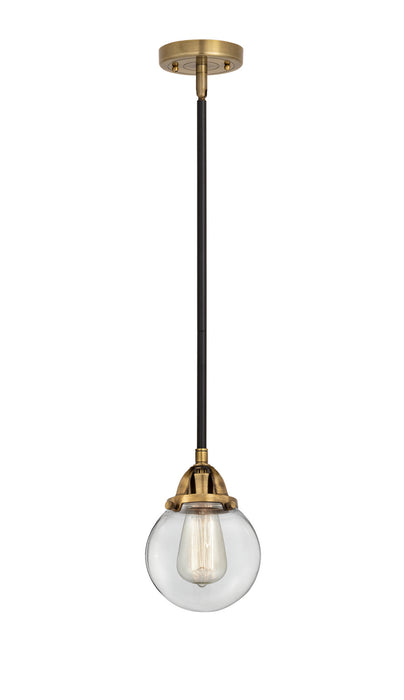 Innovations - 288-1S-BAB-G202-6 - One Light Mini Pendant - Nouveau 2 - Black Antique Brass