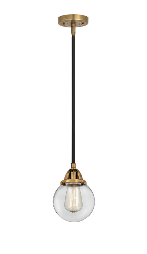 Innovations - 288-1S-BAB-G202-6-LED - LED Mini Pendant - Nouveau 2 - Black Antique Brass