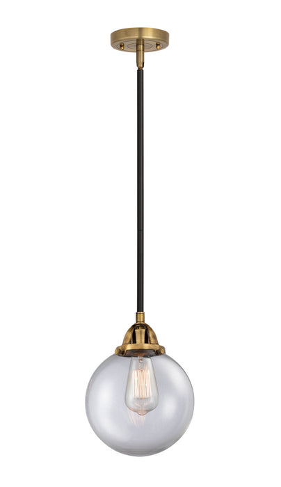 Innovations - 288-1S-BAB-G202-8-LED - LED Mini Pendant - Nouveau 2 - Black Antique Brass