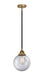 Innovations - 288-1S-BAB-G202-8-LED - LED Mini Pendant - Nouveau 2 - Black Antique Brass