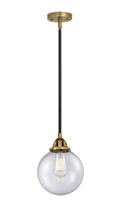 Innovations - 288-1S-BAB-G204-8-LED - LED Mini Pendant - Nouveau 2 - Black Antique Brass