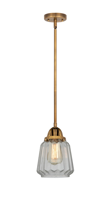 Innovations - 288-1S-BB-G142-LED - LED Mini Pendant - Nouveau 2 - Brushed Brass