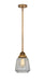 Innovations - 288-1S-BB-G142-LED - LED Mini Pendant - Nouveau 2 - Brushed Brass