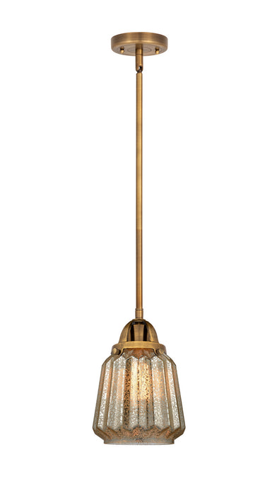 Innovations - 288-1S-BB-G146-LED - LED Mini Pendant - Nouveau 2 - Brushed Brass
