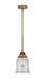 Innovations - 288-1S-BB-G182-LED - LED Mini Pendant - Nouveau 2 - Brushed Brass