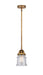Innovations - 288-1S-BB-G184S-LED - LED Mini Pendant - Nouveau 2 - Brushed Brass