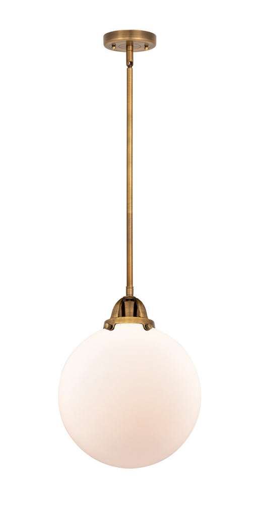Innovations - 288-1S-BB-G201-10-LED - LED Mini Pendant - Nouveau 2 - Brushed Brass
