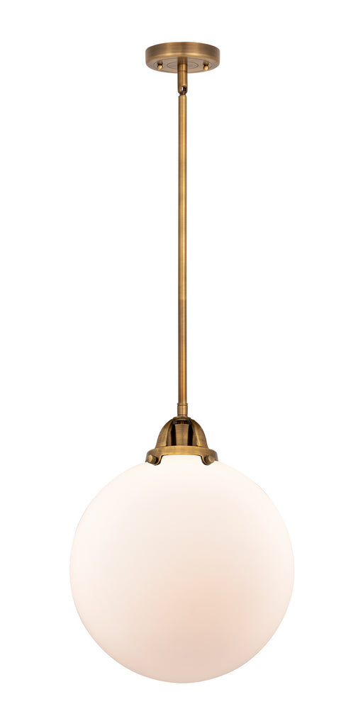 Innovations - 288-1S-BB-G201-12 - One Light Mini Pendant - Nouveau 2 - Brushed Brass