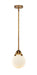 Innovations - 288-1S-BB-G201-6-LED - LED Mini Pendant - Nouveau 2 - Brushed Brass
