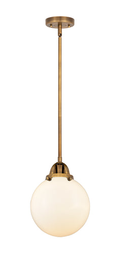 Nouveau 2 One Light Mini Pendant Brushed Brass