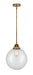 Innovations - 288-1S-BB-G202-10-LED - LED Mini Pendant - Nouveau 2 - Brushed Brass