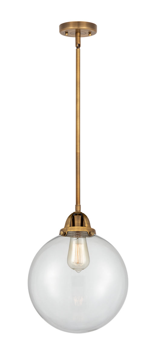 Innovations - 288-1S-BB-G202-10-LED - LED Mini Pendant - Nouveau 2 - Brushed Brass